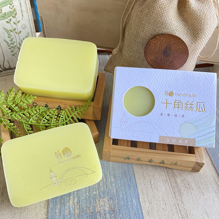 菊島 十角絲瓜柔嫩沐浴皂